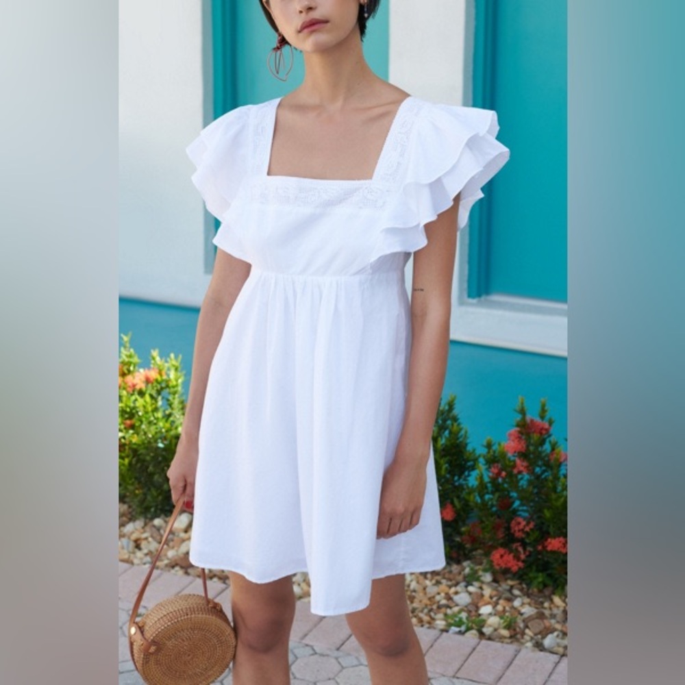 Urban Outfitters La Petite Tie-Back Babydoll Dress